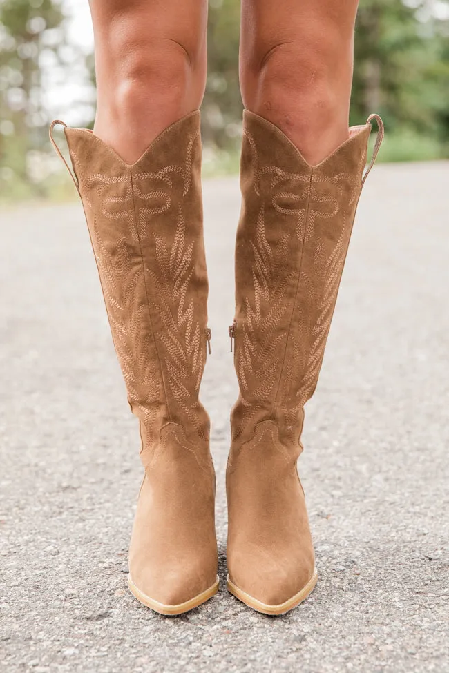 Sweeney Brown Embroidered Tall Boots FINAL SALE sold by Pink Lily product image thumbnail 3