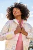 Vail Valley Multi Patch Printed Puffer Jacket FINAL SALE sold by Pink Lily