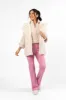 Get Moving Pink Flare Knit Leggings FINAL SALE sold by Pink Lily