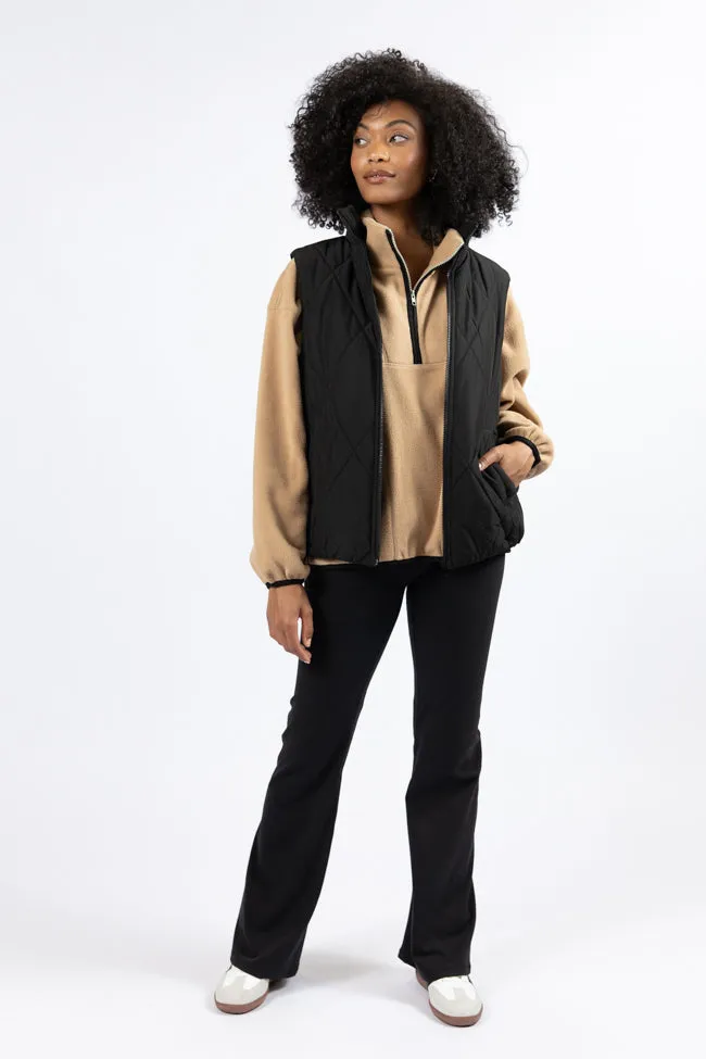 Outside The Box Beige Contrast Trim Fleece Pullover FINAL SALE sold by Pink Lily product image thumbnail 2