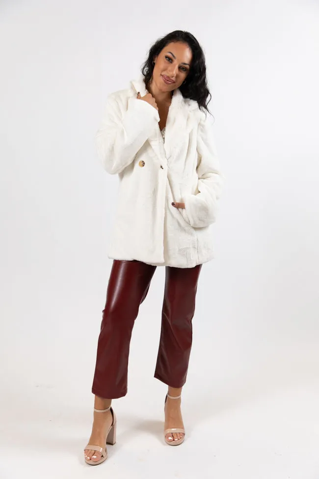 Wilmington Winters Ivory Fur Coat FINAL SALE sold by Pink Lily product image thumbnail 2