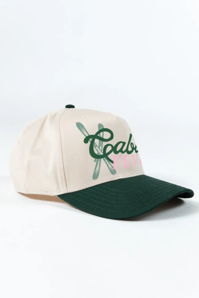Cabin Fever Dark Green and Natural Trucker Hat sold by Pink Lily product image thumbnail 2