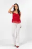 Maren White Stretchy Flare Jeans FINAL SALE sold by Pink Lily