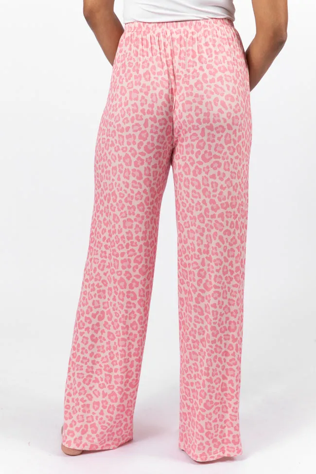 Sweet Dreams Pink Leopard Pajama Pants FINAL SALE sold by Pink Lily product image thumbnail 4