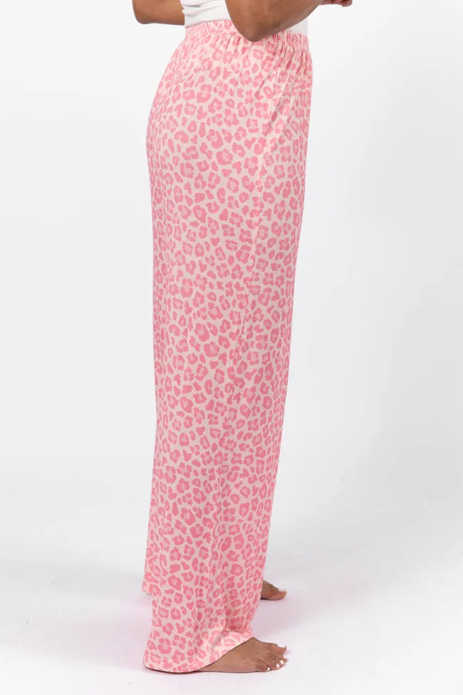 Sweet Dreams Pink Leopard Pajama Pants FINAL SALE sold by Pink Lily product image thumbnail 3