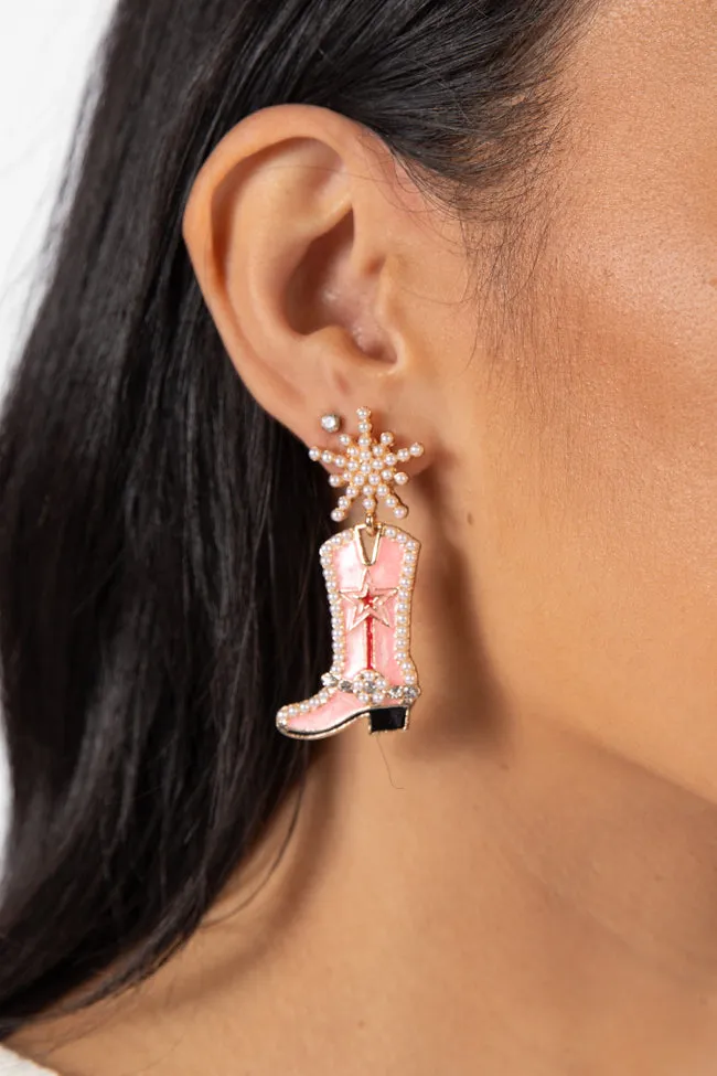 Pink Boot Earrings FINAL SALE sold by Pink Lily product image thumbnail 2