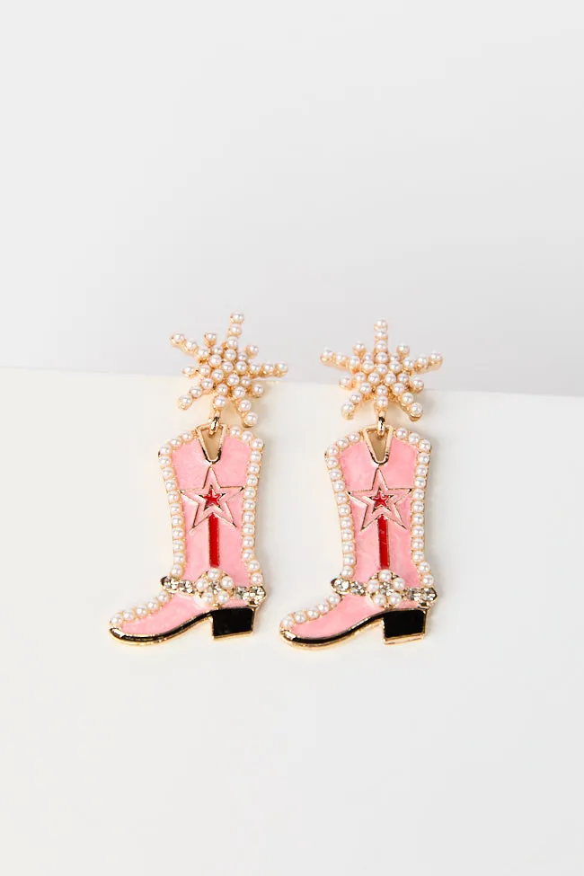 Pink Boot Earrings FINAL SALE sold by Pink Lily product image thumbnail 3