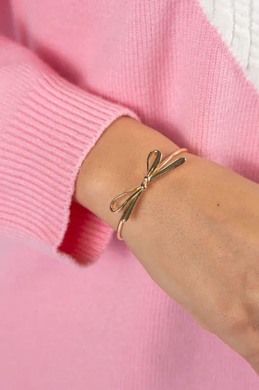 Bow Cuff Bracelet SALE sold by Pink Lily