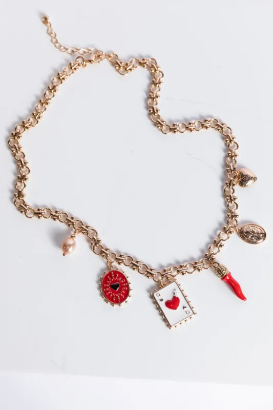 Too Hot To Handle Charm Necklace FINAL SALE sold by Pink Lily