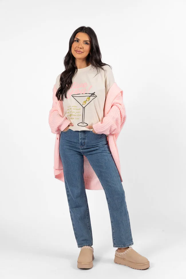 Olive You Ivory Comfort Color Graphic Tee sold by Pink Lily product image thumbnail 3