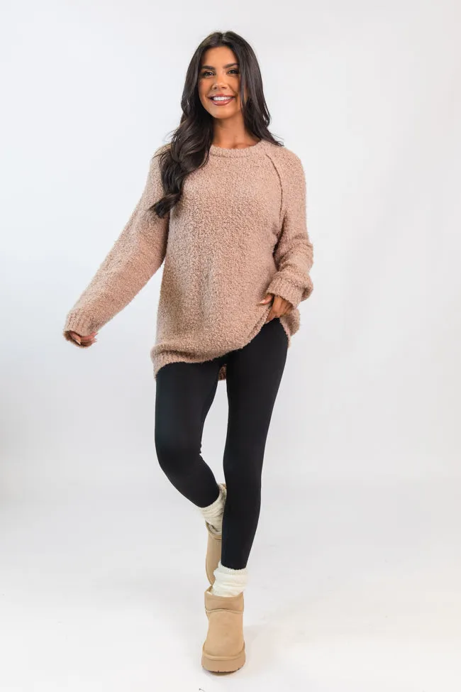 Dreamy Days Mushroom Fuzzy Crew Neck Sweater sold by Pink Lily product image thumbnail 2