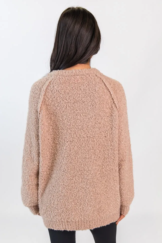 Dreamy Days Mushroom Fuzzy Crew Neck Sweater sold by Pink Lily product image thumbnail 5