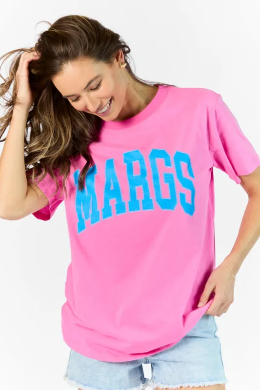 Margs Hot Pink Graphic Tee sold by Pink Lily