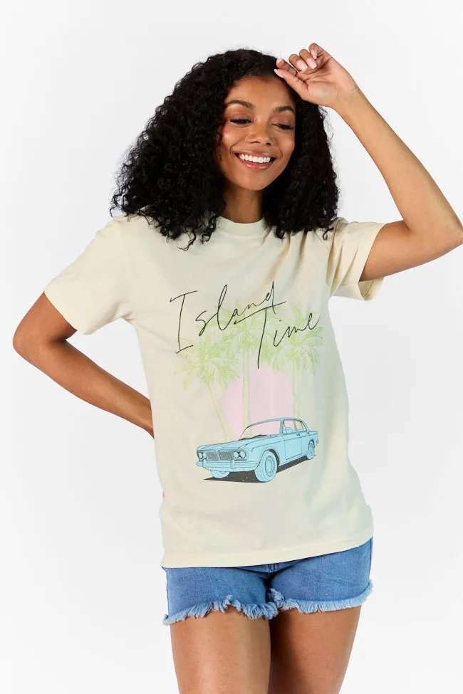 Island Time Ivory Graphic Tee sold by Pink Lily product image thumbnail 3