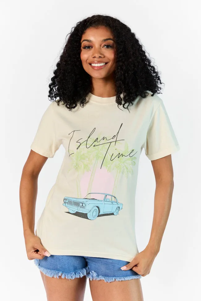 Island Time Ivory Graphic Tee sold by Pink Lily product image thumbnail 4