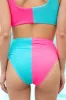 Tropical Daydreams Pink and Blue Swimsuit Bottom sold by Pink Lily