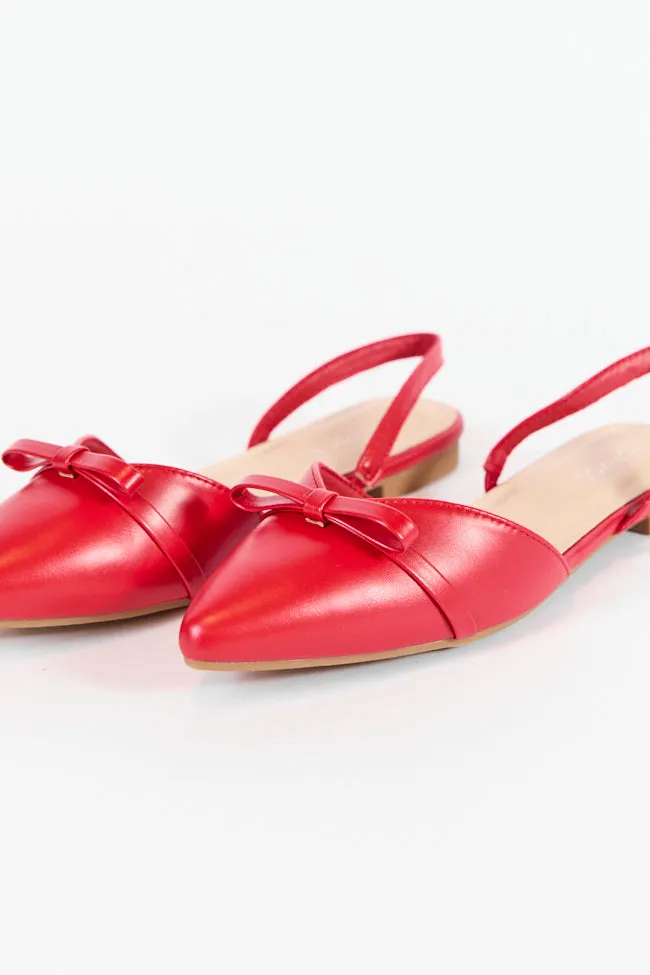 Meg Red Pointed Toe Sandal sold by Pink Lily product image thumbnail 4