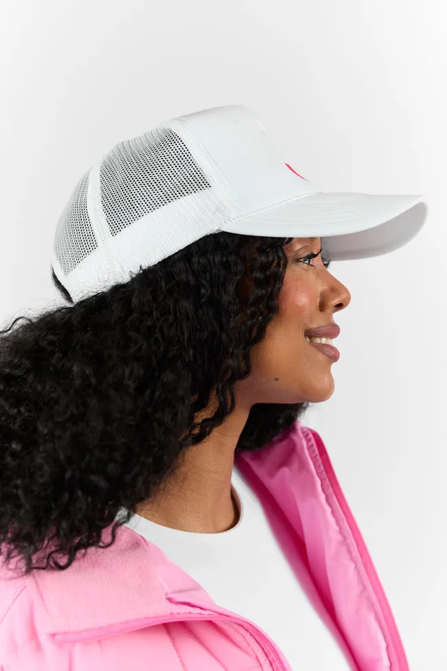 Bow Cherries White Trucker Hat FINAL SALE sold by Pink Lily product image thumbnail 2