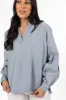 Before Daylight Light Wash Chambray Blouse FINAL SALE sold by Pink Lily
