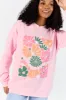 Busy Watering My Flowers Light Pink Graphic Sweatshirt sold by Pink Lily