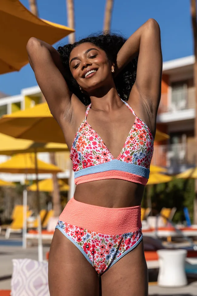 Do Not Disturb Floral Halter Neck Bikini Top FINAL SALE sold by Pink Lily product image thumbnail 3