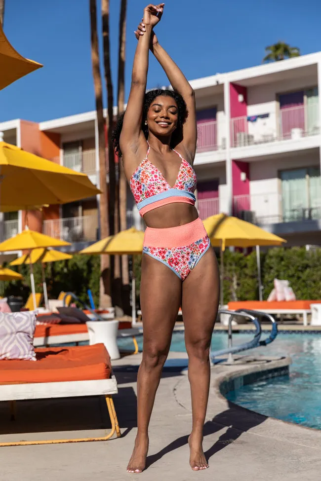 Do Not Disturb Floral Halter Neck Bikini Top FINAL SALE sold by Pink Lily product image thumbnail 4