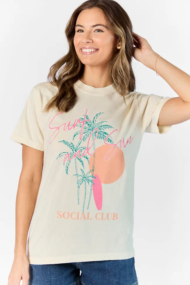 Surf & Sun Club Ivory Graphic Tee sold by Pink Lily product image thumbnail 4