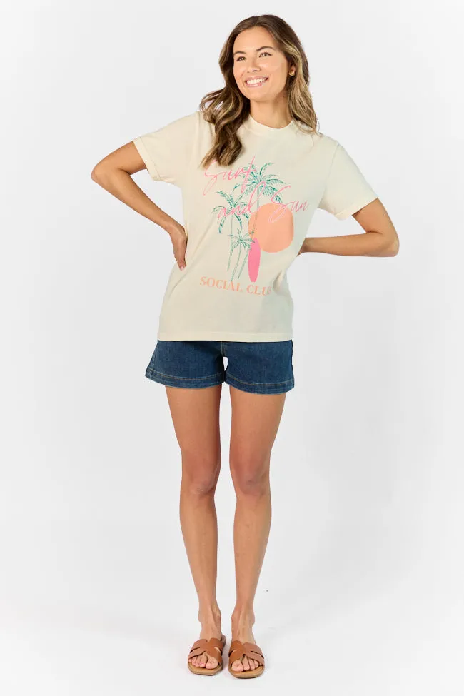 Surf & Sun Club Ivory Graphic Tee sold by Pink Lily product image thumbnail 3