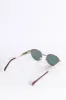 Gold Oval Wire Framed Sunglasses FINAL SALE sold by Pink Lily