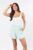 Let's Go Light Wash Pull On Chambray Shorts FINAL SALE sold by Pink Lily