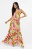Painting The Sky Multi Print Maxi Dress FINAL SALE sold by Pink Lily