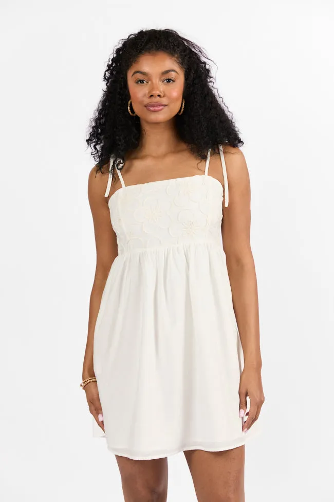 Blooming Confidence Ivory Embroidered Floral Dress FINAL SALE sold by Pink Lily product image thumbnail 5