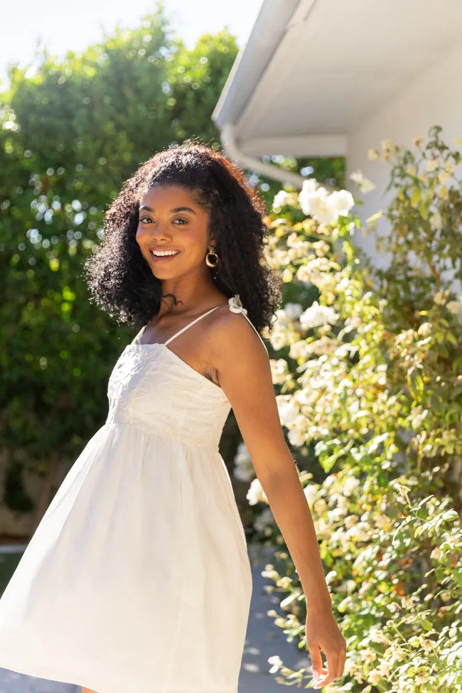 Blooming Confidence Ivory Embroidered Floral Dress FINAL SALE sold by Pink Lily product image thumbnail 2