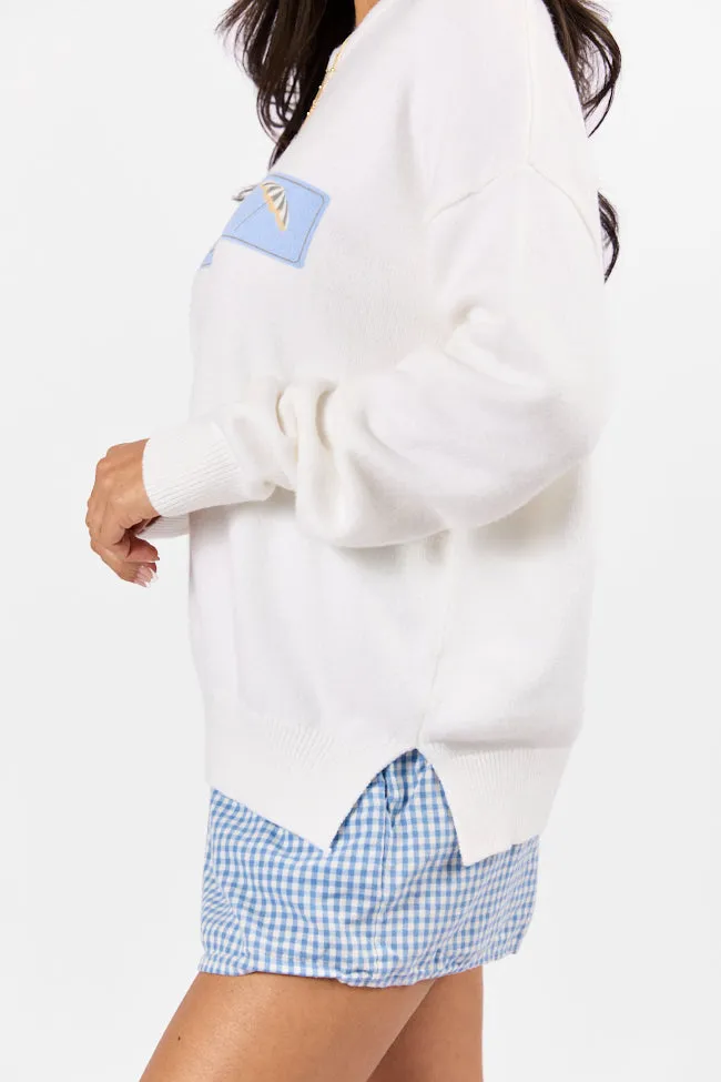 Beach Street Ivory Sweater FINAL SALE sold by Pink Lily product image thumbnail 5