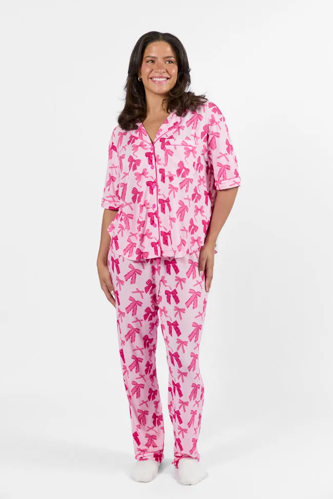 Good To Get Away In Put A Bow On It Pajama Pants SALE sold by Pink Lily product image thumbnail 2
