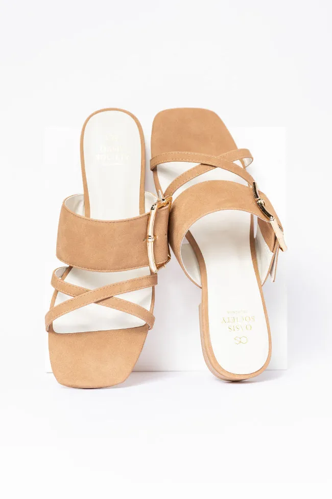 Blaine Camel Buckle Sandals FINAL SALE sold by Pink Lily product image thumbnail 2