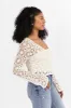 Unbeatable Memories Long Sleeve Ivory Crochet Cardigan FINAL SALE sold by Pink Lily