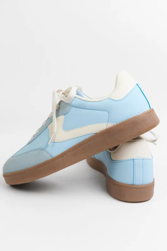 Tiffany Light Blue Swirl Sneakers sold by Pink Lily