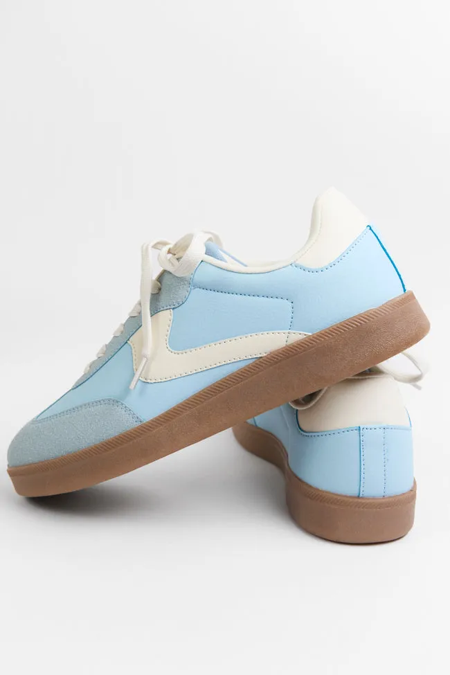 Tiffany Light Blue Swirl Sneakers FINAL SALE sold by Pink Lily