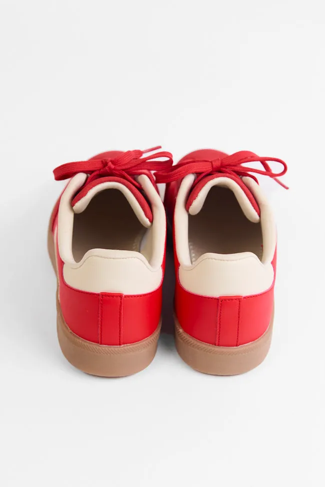Tiffany Red Swirl Sneakers sold by Pink Lily product image thumbnail 5
