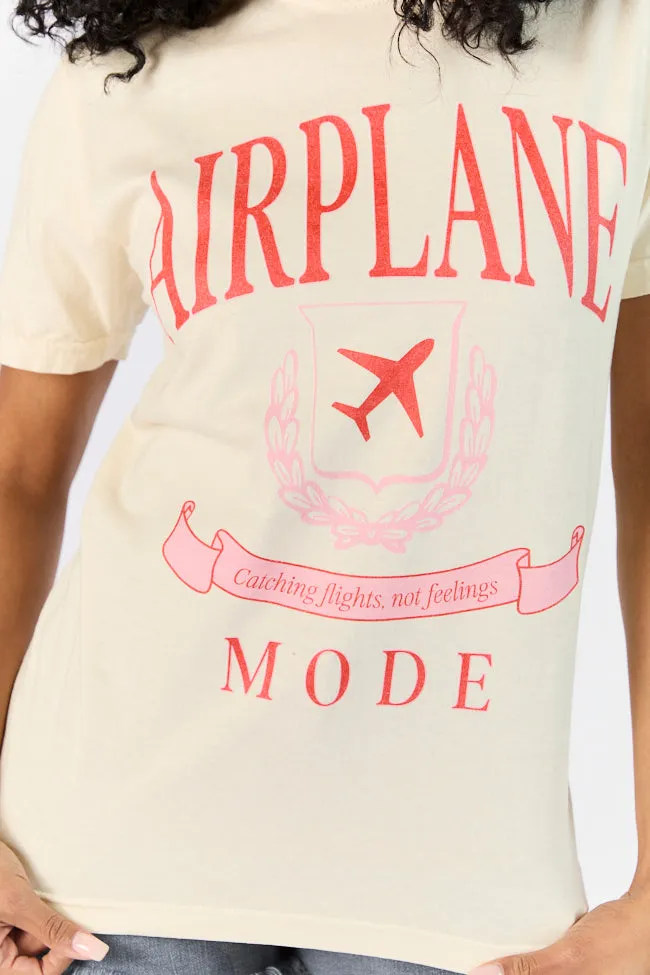 Airplane Mode Ivory Graphic Tee sold by Pink Lily product image thumbnail 2