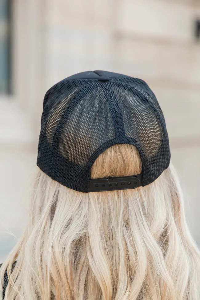 Yeehaw Multi Patch Black Trucker Hat sold by Pink Lily product image thumbnail 5