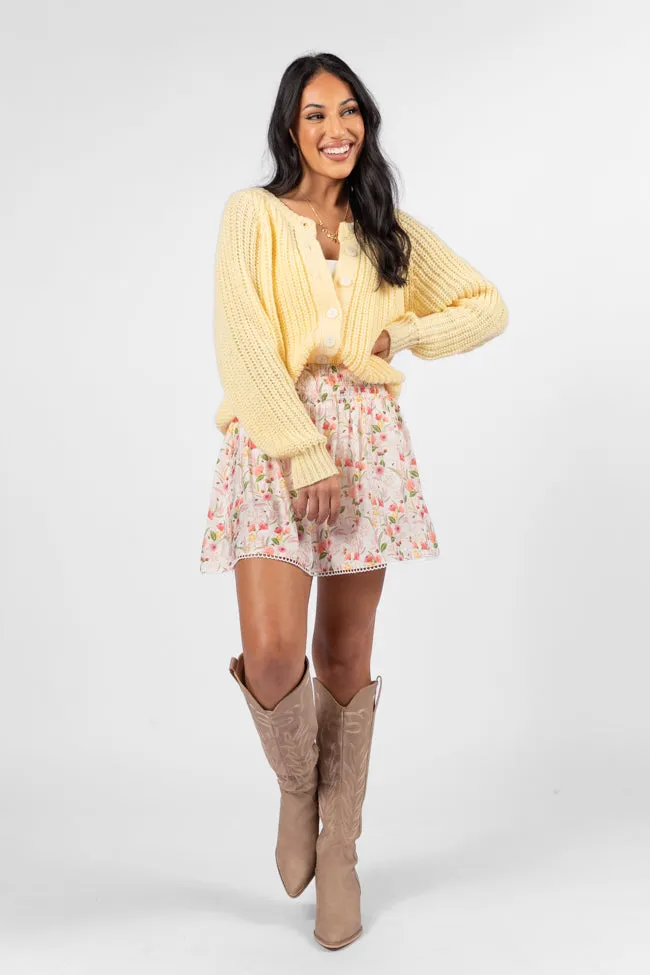 Do Me A Solid Yellow Button Up Cardigan sold by Pink Lily product image thumbnail 4