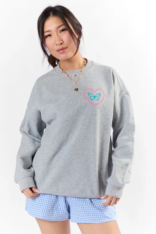 Good Days Ahead Light Grey Graphic Sweatshirt SALE sold by Pink Lily product image thumbnail 2