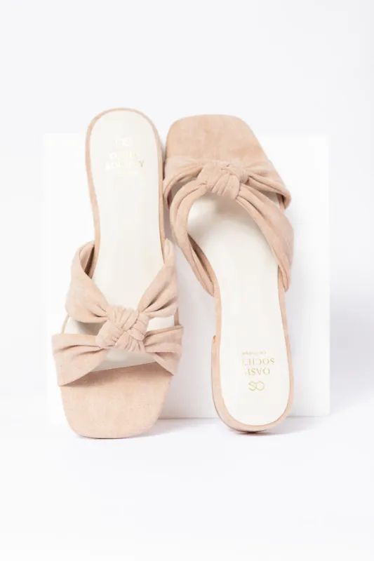 Kori Cream Knotted Sandal sold by Pink Lily