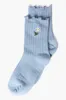 Blue Daisy Crew Socks FINAL SALE sold by Pink Lily