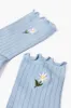 Blue Daisy Crew Socks FINAL SALE sold by Pink Lily