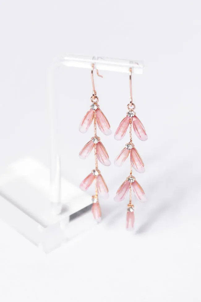 Falling Petals Pink Earrings FINAL SALE sold by Pink Lily product image thumbnail 2