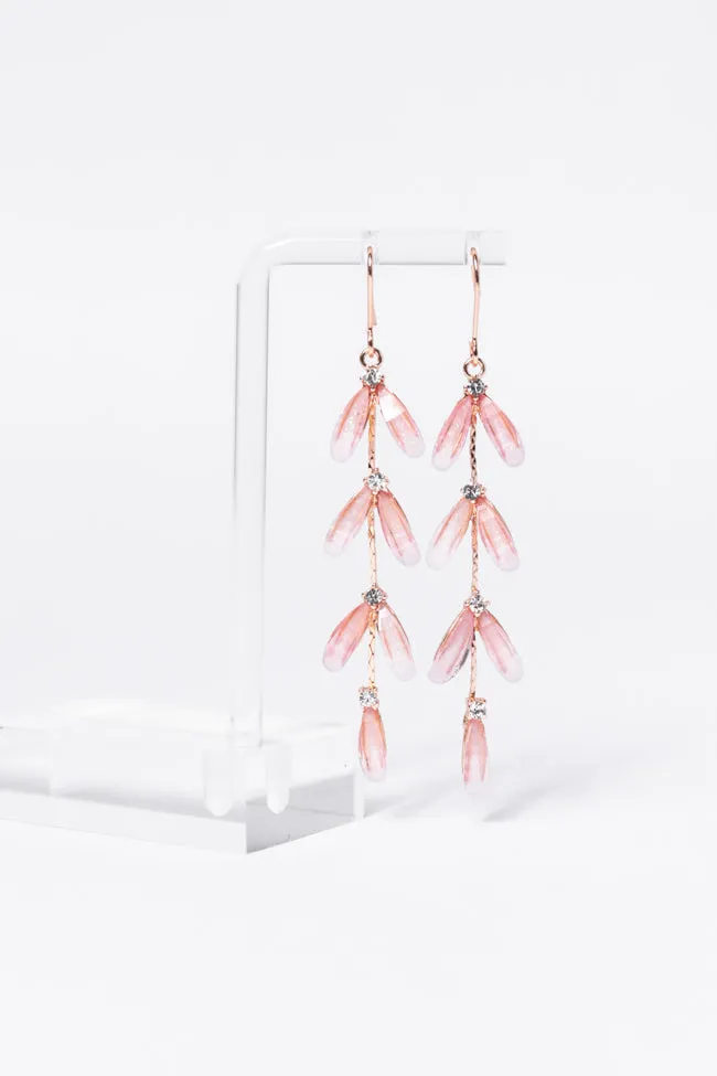 Falling Petals Pink Earrings FINAL SALE sold by Pink Lily product image thumbnail 3