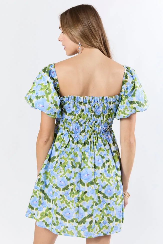 Felt Like It Multi Floral Smocked Mini Dress FINAL SALE sold by Pink Lily product image thumbnail 5